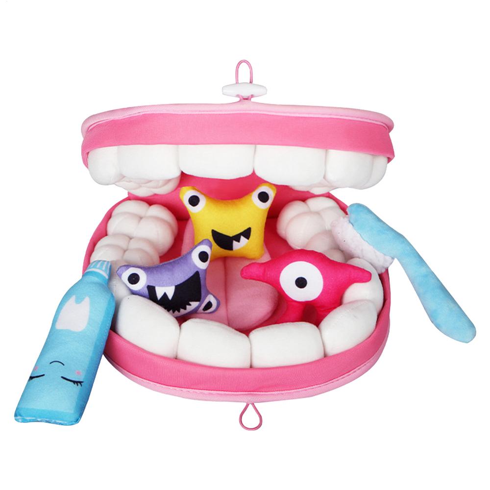 

Стоматологічні іграшки для дошкільнят, освітні дитячі іграшки для рольових ігор, іграшки для чищення зубів, милі мультяшні іграшки для раннього розвитку, зубна щітка червоний