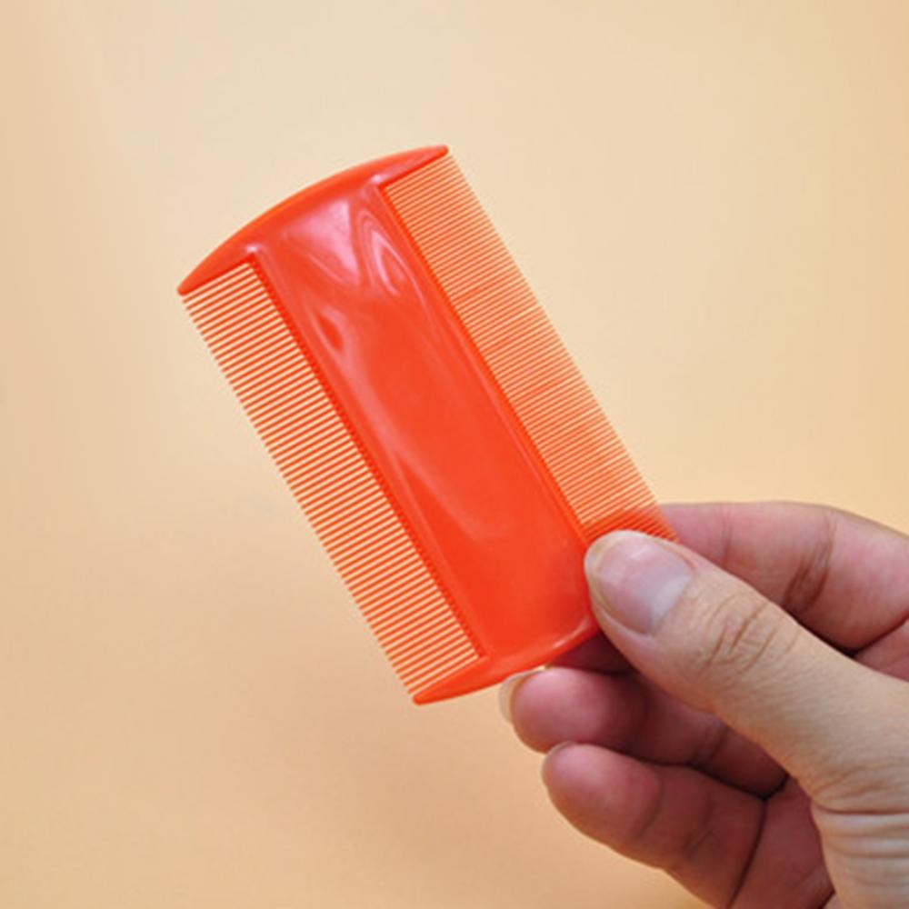 Haustier Flohkamm Doppelseitiger Nissenkamm Staubentferner Feinzahn Kopfläuse Haarkämme für Haustierflöhe Katzenhaarreinigungszubehör