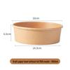 Shixun Round Kraft Paper Takeaway Bowls