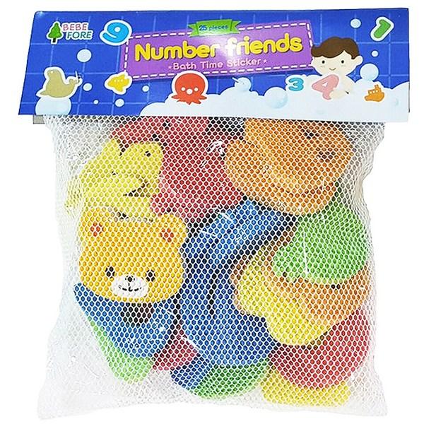 

Bebe Foret Number Friends Water Play наклейка корейские детские игрушки