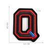 Duoku Embroidery 26 English Letters Three-Dimensional Embroidery Hat Emblem Badge Ironing Velcro Patch Clothing Accessories Cloth Sticker