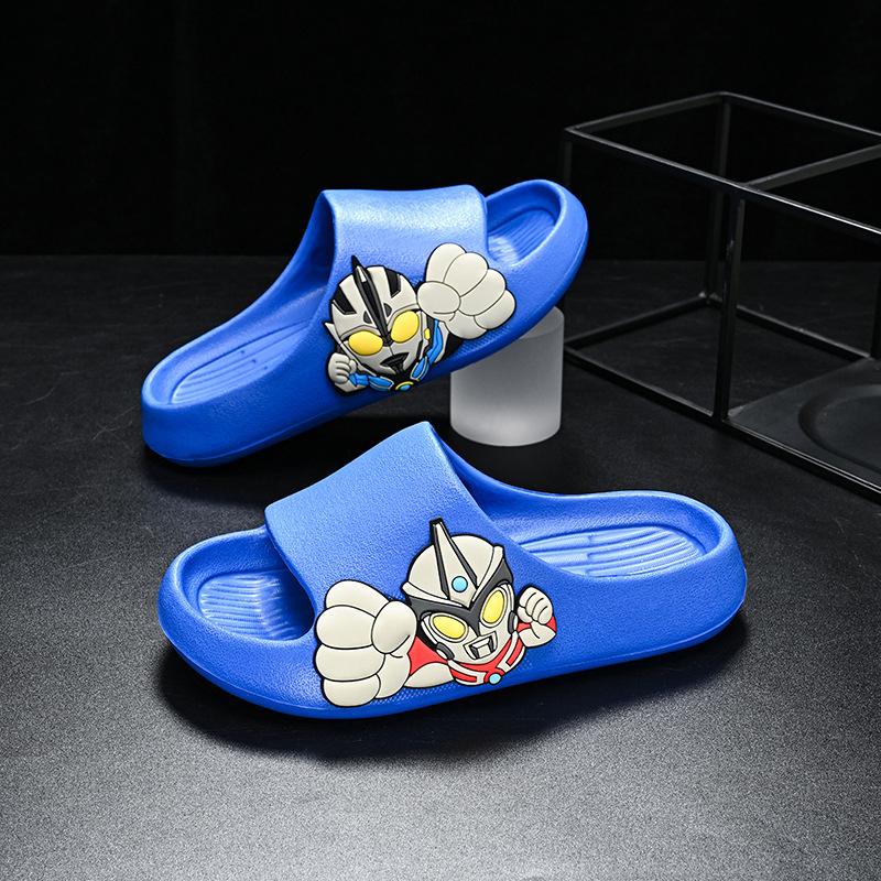 Soft Lightweight And Eva Slippers For Boys In Eyecatching Colors Designed For Comfort And Safety With Cartoon Themes