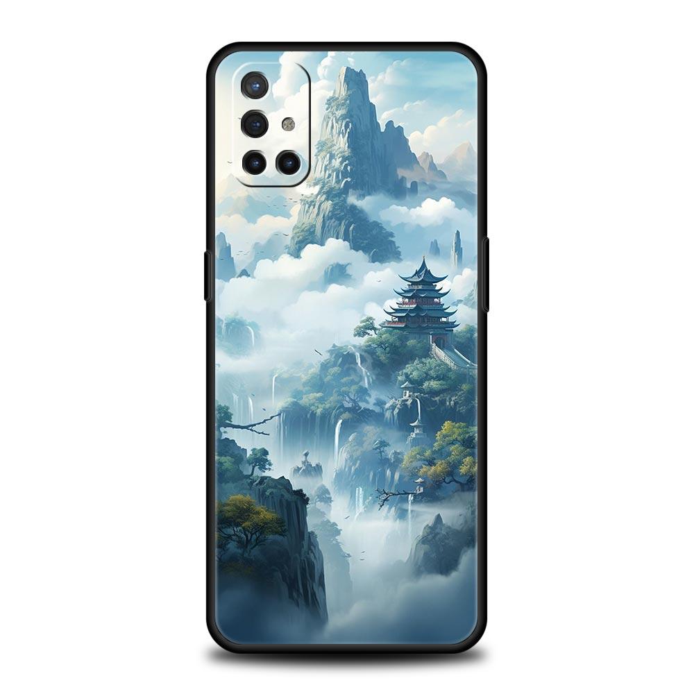 

Landscape Art Phone Case For OnePlus 12 11 10 9 8 7 7T Pro 12R 10R 9RT 9R 8T Nord N100 N200 N10 2T CE 2 5G Soft Black Cover OnePlus 11