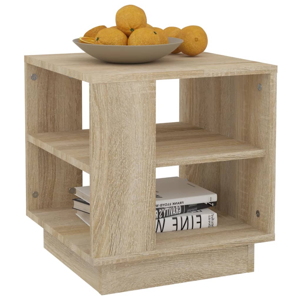 Coffee Table Sonoma Oak 40 x 40 x 43 cm Particleboard