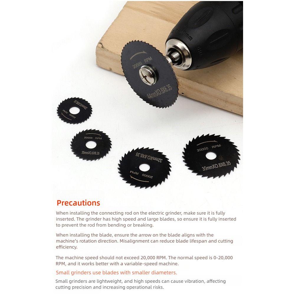 6PCS Multi-purpose Circular Saw Blade High-speed Steel Metal Cutting Blade  Precision Cutting