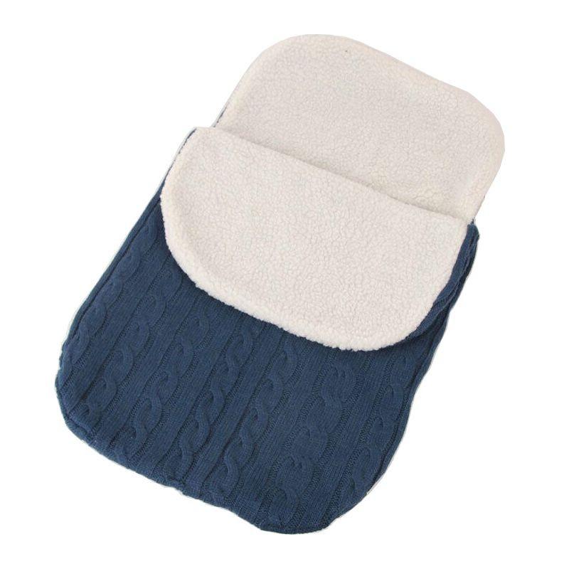 Newborn Knit Baby Swaddle Stroller Wrap Blanket Warm Infant Pram Bag Sleeping