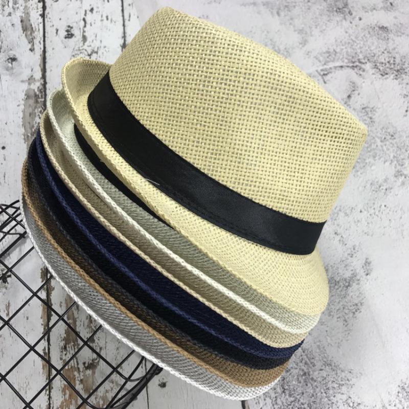 Children Men's Summer Sun Hat Elderly Hat Jazz Hat Outdoor Sun Protection Shade Parent-child Hat