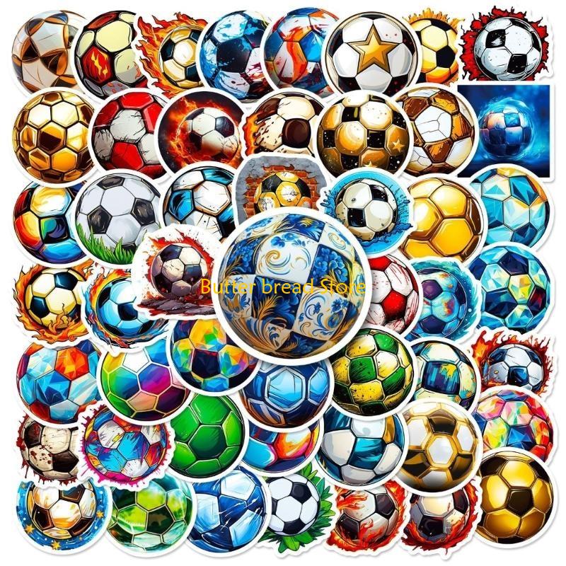 W89C 200Pcs Kids Sports Stickers Sport Stickers Football Stickers Football Decals