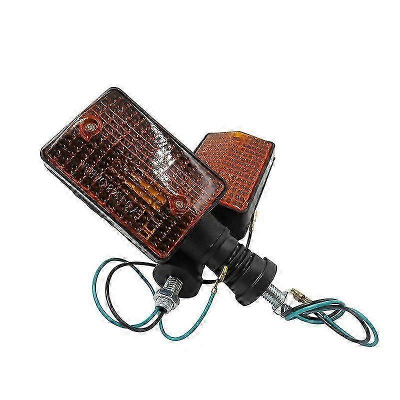 Turn Signal Set (Directional Lights) for Yamaha DT - Compatible with DT50, DT80, DT125, DT175 - Front and Rear Lights - Vintage Style,zxl