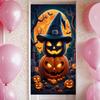 Halloween Decoration Banner Spooky Theme Devil Pumpkin Lantern Halloween Party Decoration Backdrop Photography Background Props