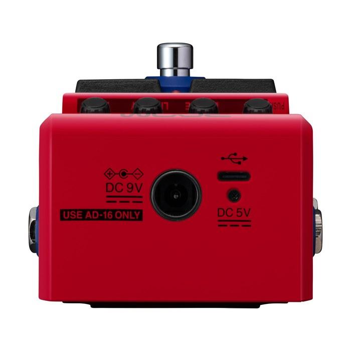 ZOOM MS-60B Plus Bass Multi Stomp IR Cabinet Simulator with 100+ Effects & Amps, Built-in Tuner, Red
