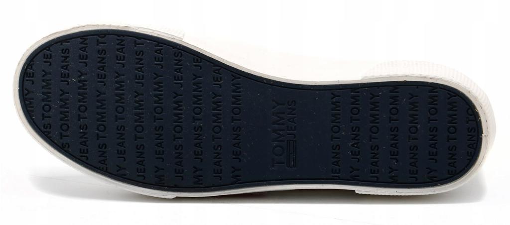 Tommy Jeans Trampki Damskie Białe Sznurowane Z Logo 36 3G9G1* Tna