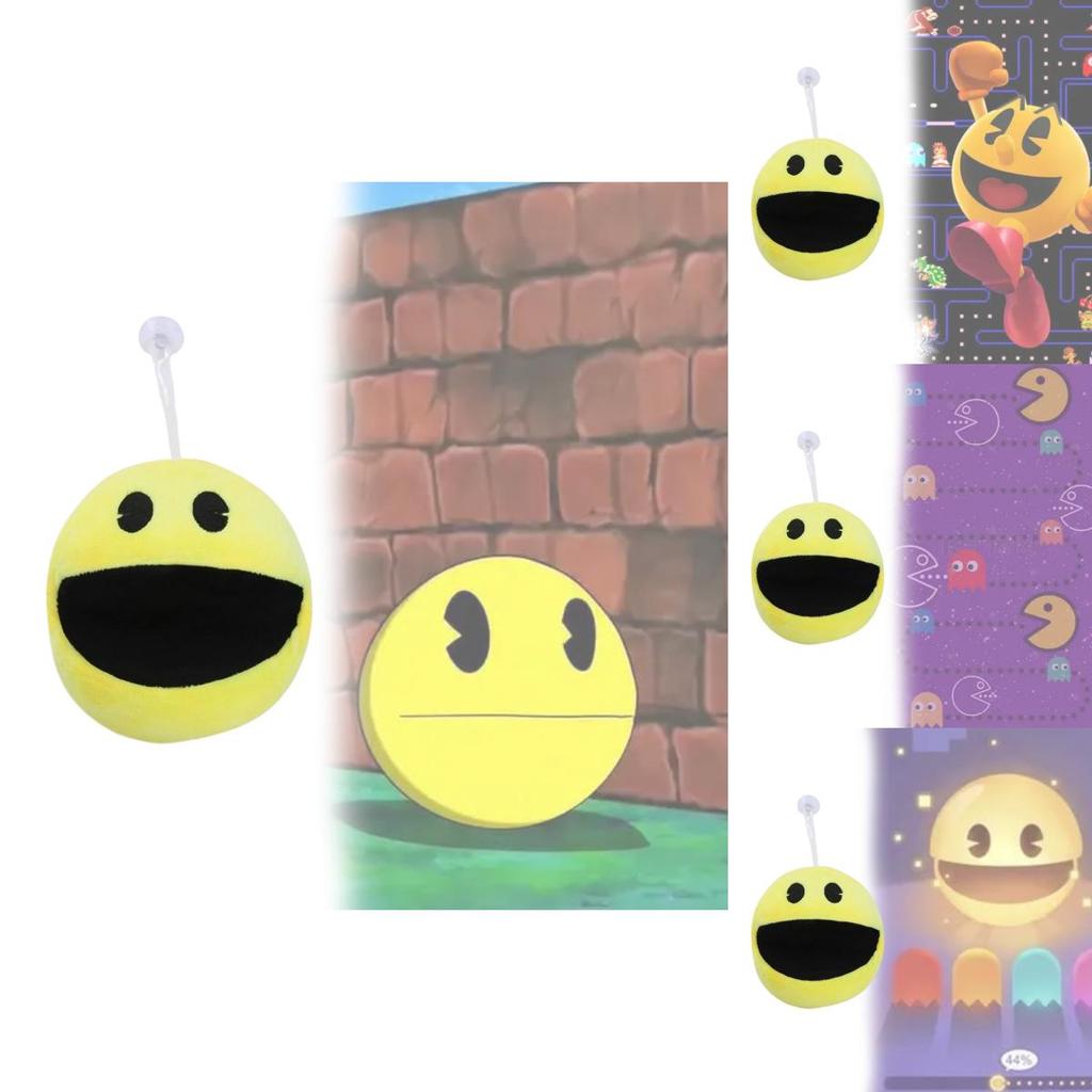 Pac Man Plush Toy Creative Cartoon 15cm Soft Short Pile For Children Gift