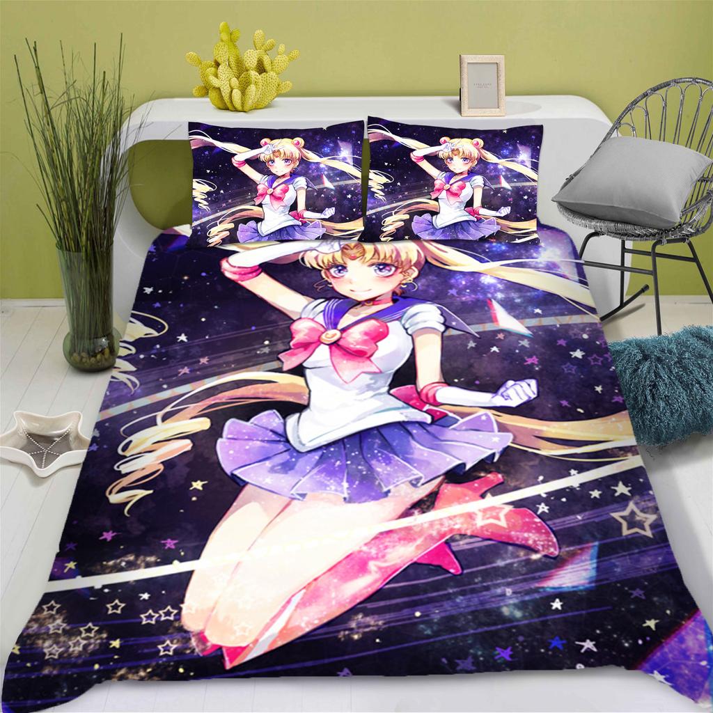 3-Piece Set 1 Quilt Cover  3d Children'S Bedding Set  100% Polyester Duvet Cover Suitable For Children And Adults Home