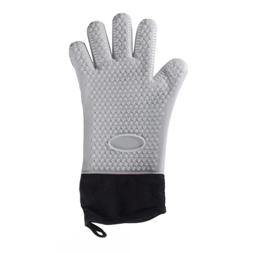 Heat Resistant Baking Gloves Double Layer Kitchen Gloves Baking Utensils Oven Gloves  Home