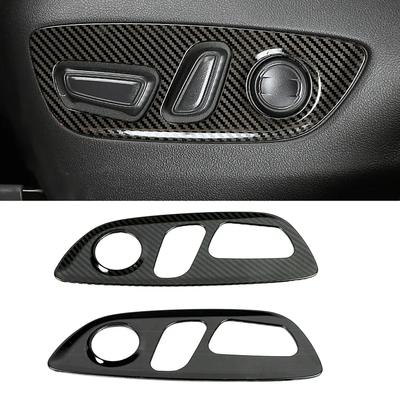 Für Toyota Rav 4 Rav4 -2025 Sitzverstellungsknopf-Bedienfeldverkleidung Edelstahl Karbonfaserfarbe Innenzubehör