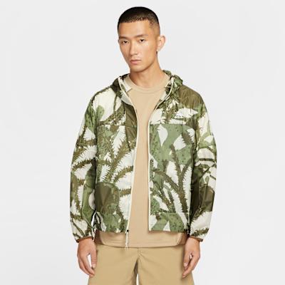 Nike ACG Jackets Men s Light Khaki/Moss Wood Brown/Mountain White Hood M