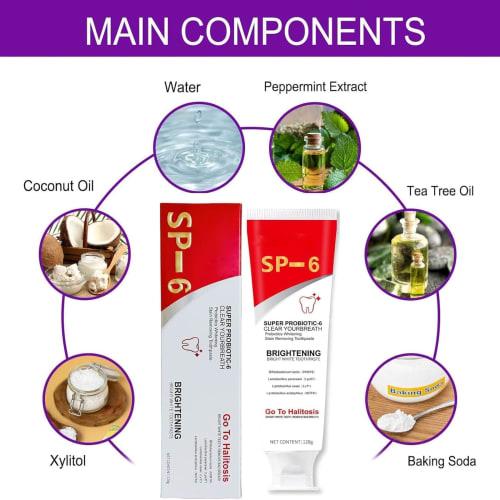 SP-6 Ultra Whitening Toothpaste, SP-6 Ultra Whitening Toothpaste, Deep Cleaning Care (1)