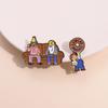 Anime Characters Enamel Pins Custom Cartoon Movie Peripherals Brooches Lapel Badges Funny Jewelry Gift for Kids Friends