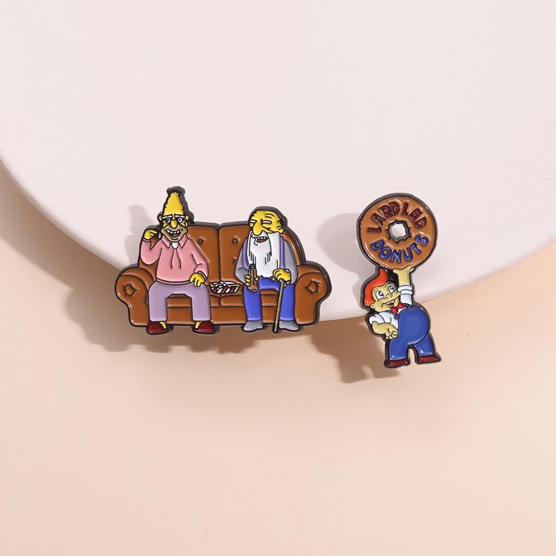 Anime Characters Enamel Pins Custom Cartoon Movie Peripherals Brooches Lapel Badges Funny Jewelry Gift for Kids Friends