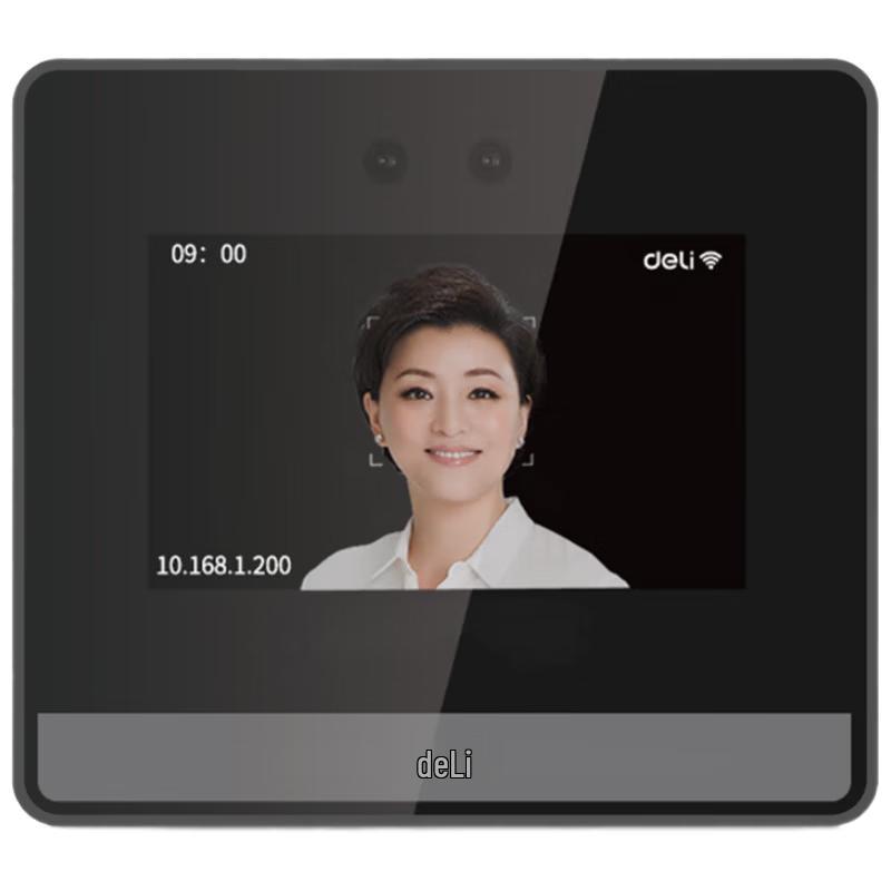 Deli Smart Biometric Time Clock & Access Control Terminal CN plug (adapter included)