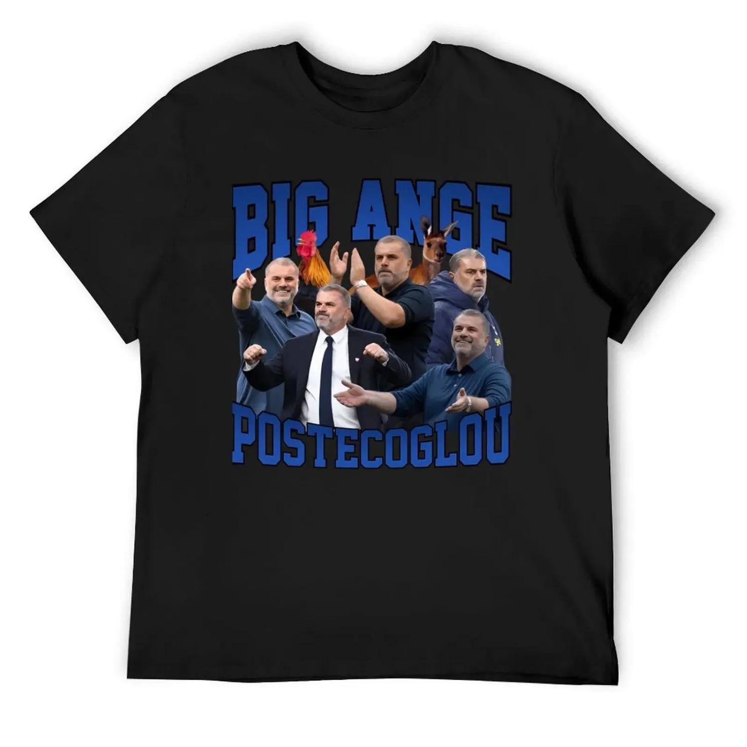 Big Ange Postecoglou T-Shirt Clothing vintage clothes kawaii clothes mens graphic t-shirts pack S