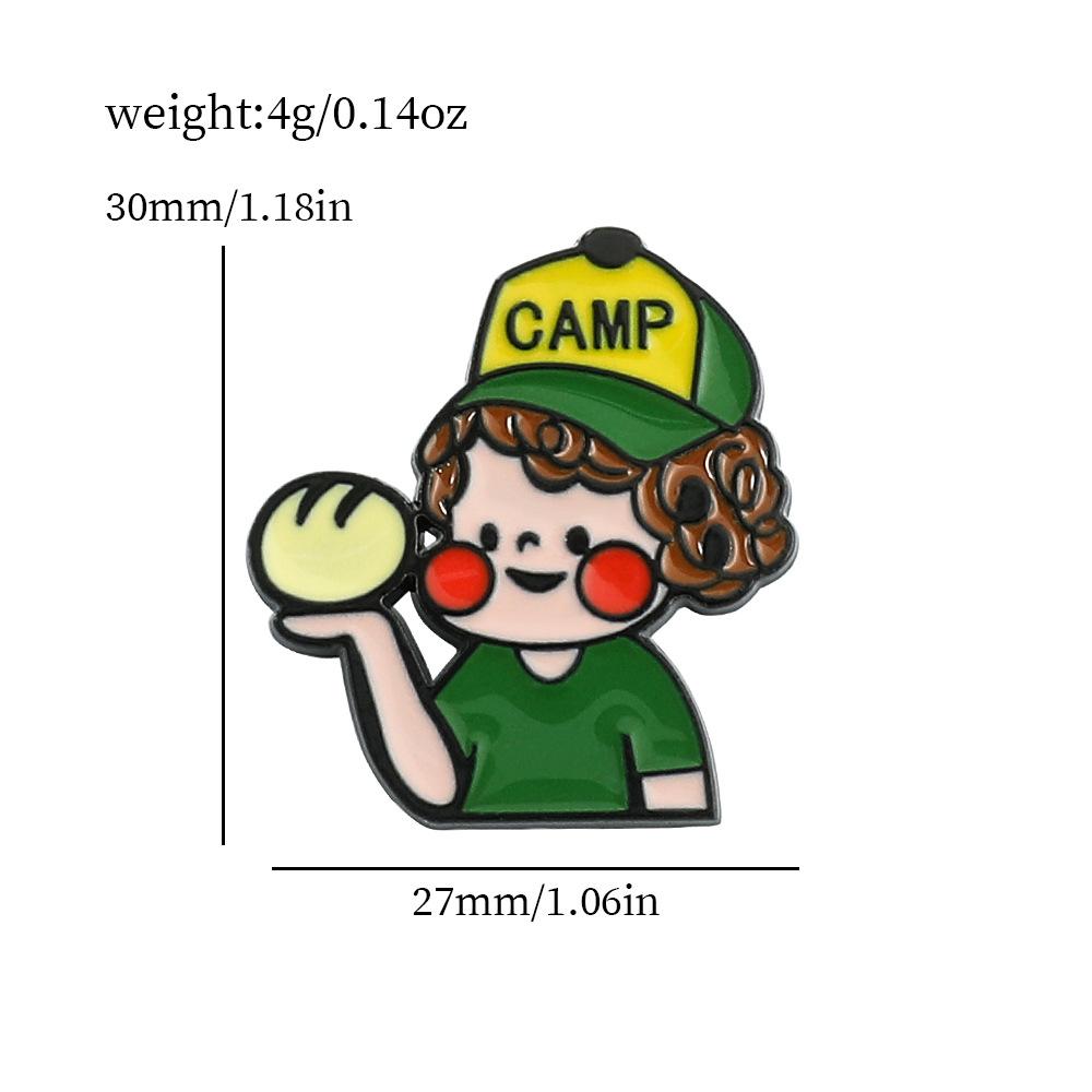 34 Odcinek Metalowa Odznaka Stranger Things Film Przygodowy Fantasy Postacie Filmowe i Telewizyjne Akcesoria Broszka ze Stopu Pin