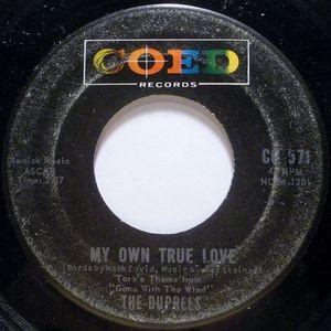 

7inch Record DUPREES - My Own True Love CO571 Coed 1962 US Rock Used