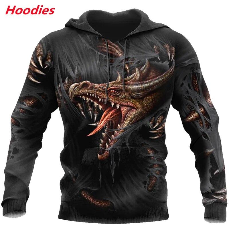 

Attoo and Dungeon Dragon 3D принт унисекс Делюкс толстовка мужская толстовка уличная пуловер на молнии повседневная куртка размер S-5XL 5XL