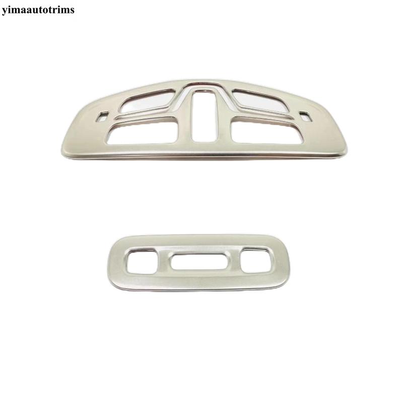 For GAC Trumpchi Empow - 2025 Interior Accessories Roof Reading Lamps Lights Frame Decoration Cover Trim Stainless Steel