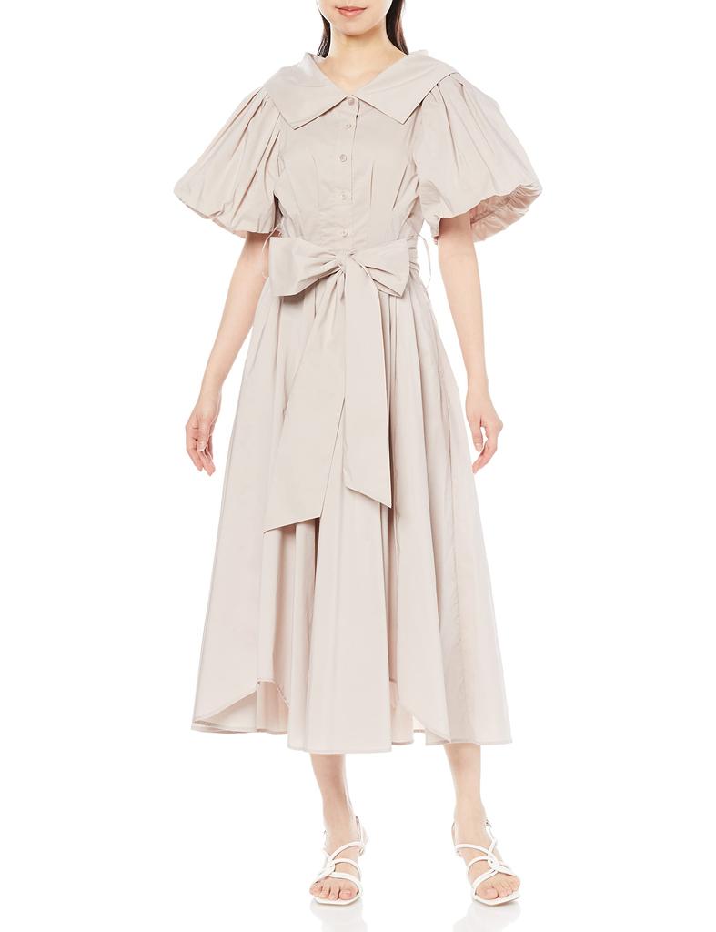 Snidel Volume Sleeve Shirt Dress SWFO231081 PBEG 1 Women's