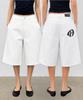 Damiswi Back Pocket D-Logo Bermuda Shorts_Ivory
