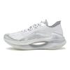 Li Ning Absolute Shadow Shock Absorbing Non-Slip Wear-Resistant Low-Top Running Shoes Women sneaker Silver ARHQ262-4