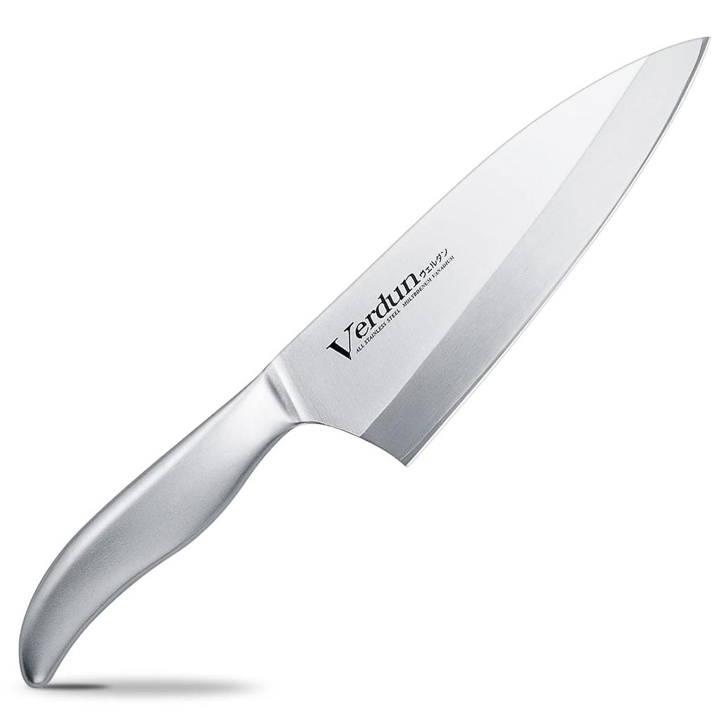 Shimomura Kogyo Verdun Deba Molybdenum Vanadium Dishwasher Made In Niigata Knife, 180mm, Steel, Safe, OVD-154, Tsubame-Sanjo,