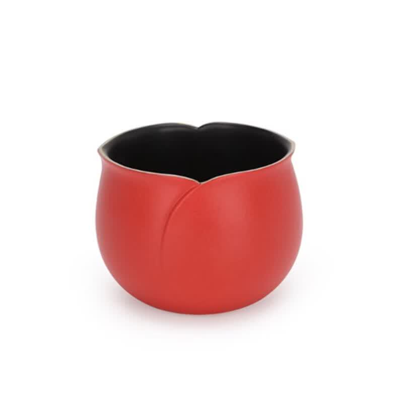 Wan Qian Tang Heart Rose Ceramic Teacup