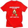 My Avocado Is Calling TShirt Pure Cotton Tee Tops Streetwear Round Neck Tshirts Casual ShortSleeve Clothing Men Women