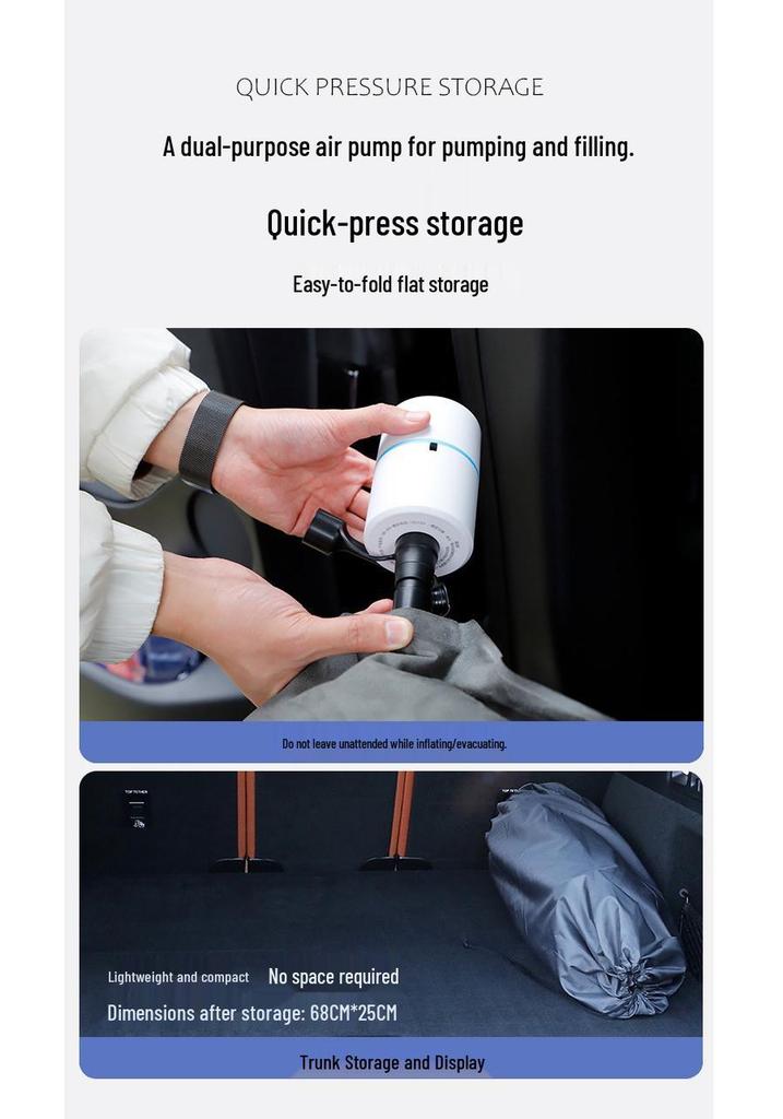 Honda CRV Trunk Mattress: Inflatable Car Bed & Rear Seat Sleeping Pad