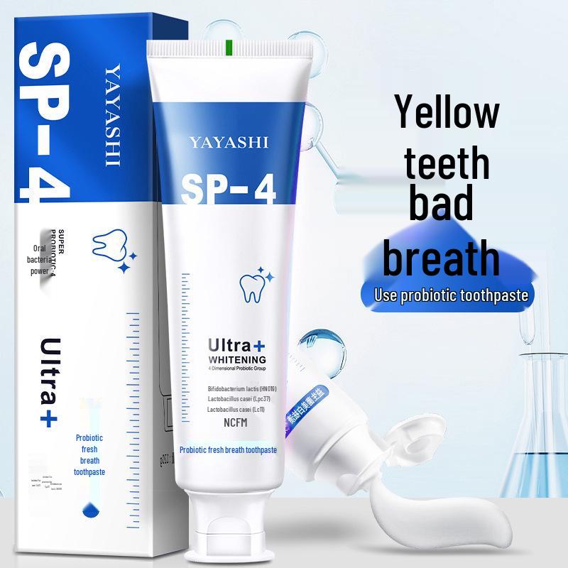 

Douyin Whitening Probiotic Toothpaste - Freshens Breath, Whitens Teeth, Removes Yellow Stains for Men & Women