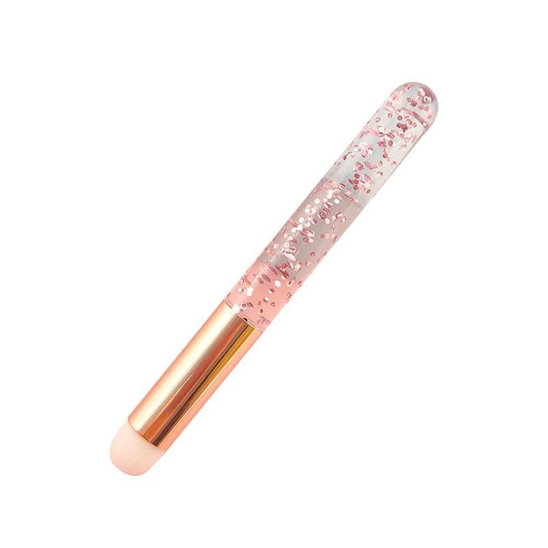 Lip Brush, Round Head, Portable, Lip Beauty Tool, for Lipstick and Concealer, Spot Brush, Mini SizeMakeup