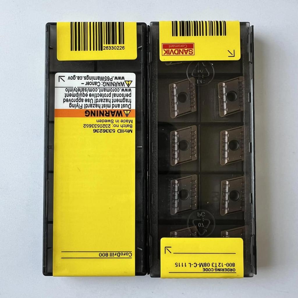 Original Sandvik / 800-12T308M-C-L 1115 /CNC CARBIDE tool blade 10 Pcs