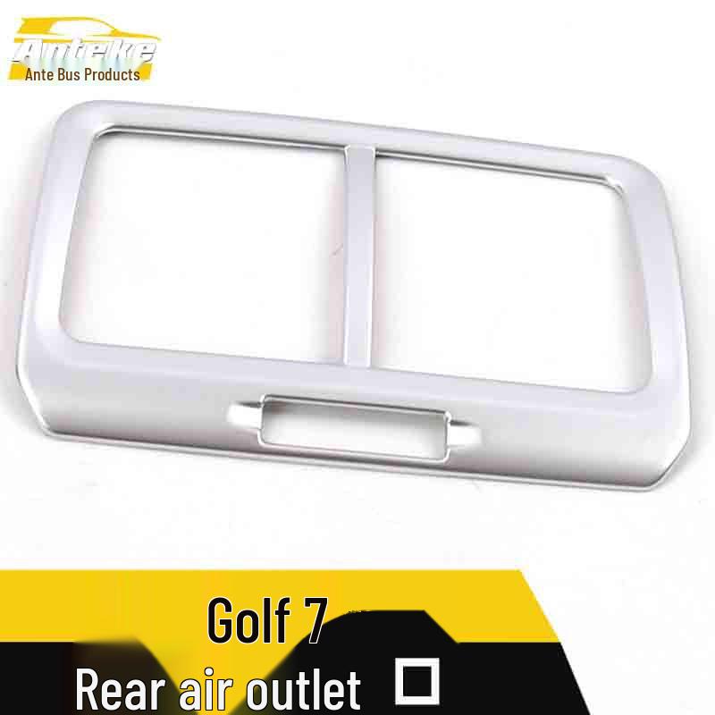 Golf 7 Rear Air Outlet Decorative Frame - Electroplated Air Conditioning Vent Trim