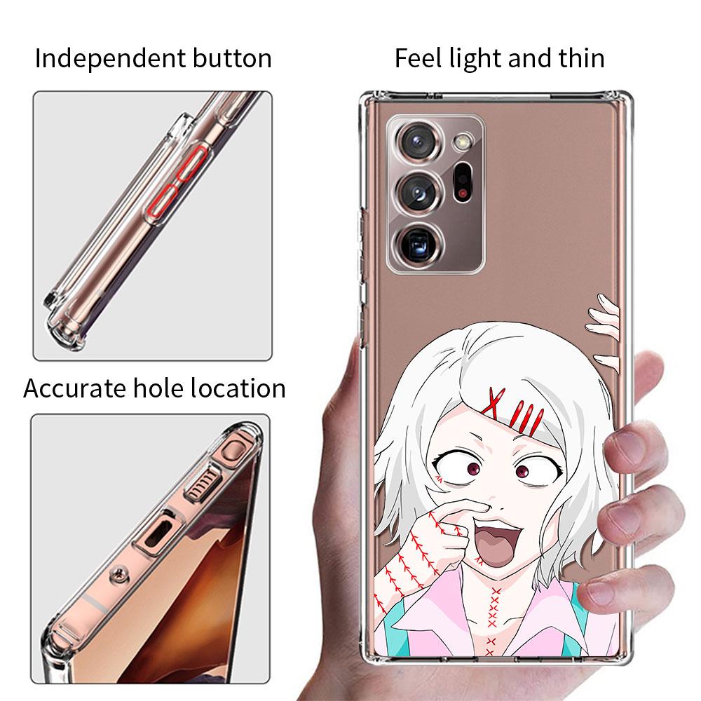 Anime Tokyo Ghoul Clear Case For Samsung Galaxy Note 10 Lite 20 Ultra 9 8 S21 Plus S20 FE S10 S9 S8 Silicone Shell Phone Cover
