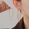 2026 New Fashion Metal Snake Bone Chain Tassel Earrings for Women Elegant Gold Color Long Dangle Personality Earrings Jewelry