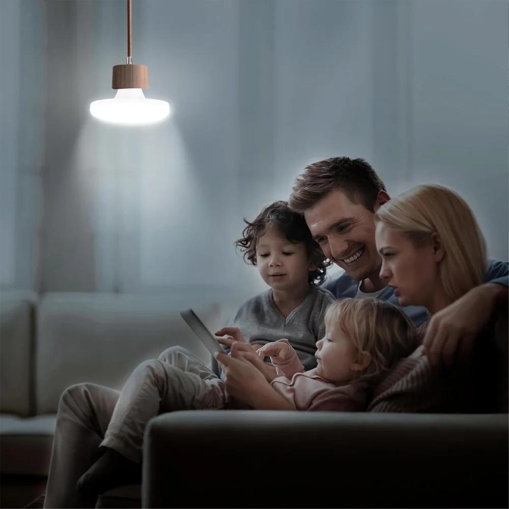 Soclu E27 Bec LED AC220V 20/30/40/60/100W Alb Lampă cu economie de energie Formă UFO Lampă mare de lumină Pentru casă Living Dormitor