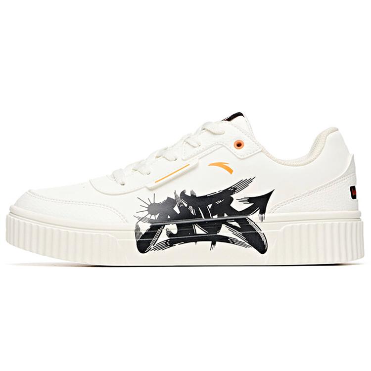 

Anta Life Collection Low top Skateboard Shoes Men s White Black Orange 912038023-3 39