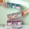 1PC Desktop Transparent Drawer Stackable Organizer Cosmetic Coffee Tea Bag Stationery Organizer Storage Boxes