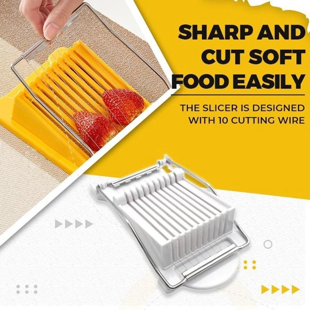 Luncheon  Meat  Ham  And  Fruit  Slice  Evenly Dividing  Tool белый