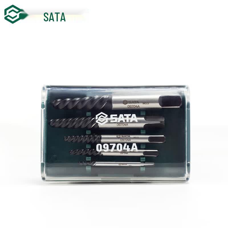 SATA 5-piece Coarse Thread Broken Screw Extractor Set Set