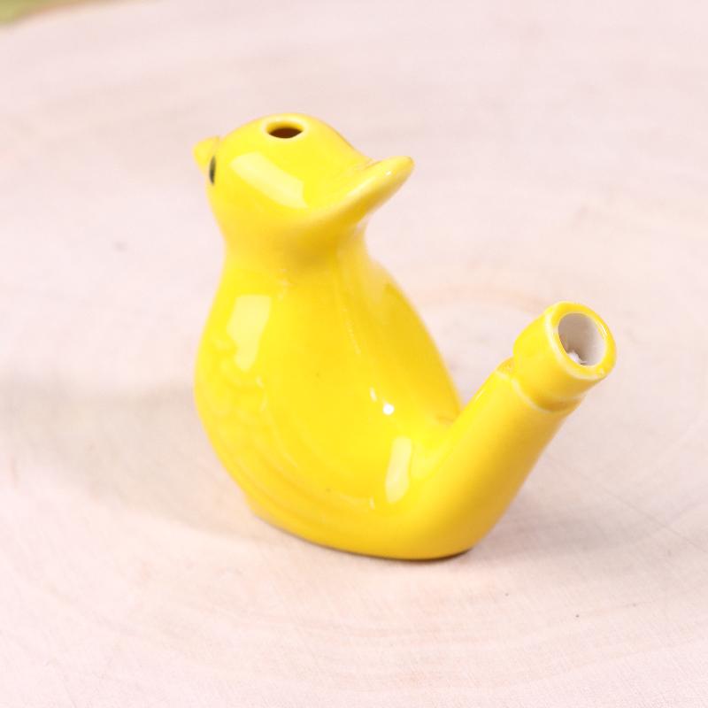 1/5Pcs Bird Whistle Water Musical Ceramic Set Colorful Animal Shape Early Learning Bath Noise Maker Party Favor