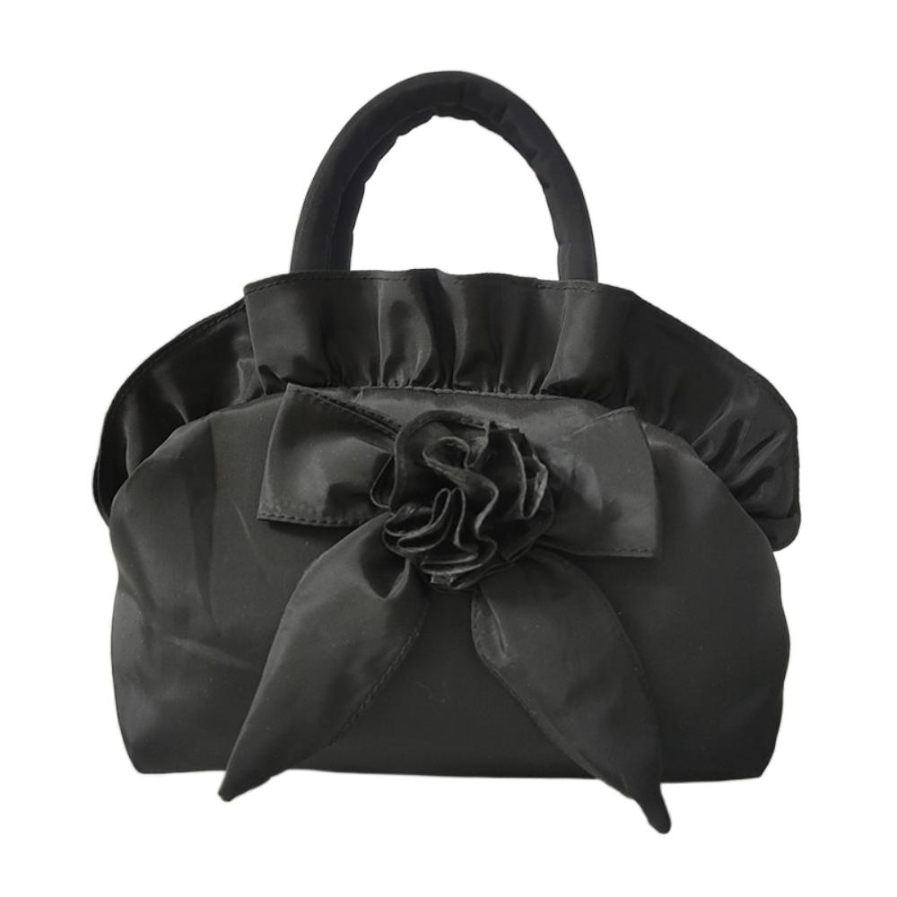 Flowers Ladies Handbag Zipper Mini Mother Bag Lolita Gothic Handheld Purse  Outdoor